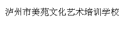 泸州市美苑文化艺术培训学校